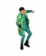 DC Comics Riddler Costume Coat with Full Bodysuit Batman Riddler Cosplay Costume