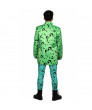 DC Comics Riddler Costume Coat with Full Bodysuit Batman Riddler Cosplay Costume