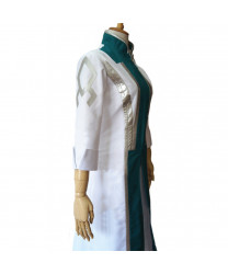 Fate Grand Order Anime Cosplay Romani Archaman White Blue Full Set Costume