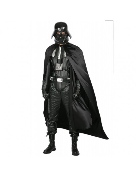 Star Wars Darth Vader Costume Black One-piece PU Leather Costume