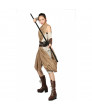 Star Wars Rey Camel Cotton Cosplay Costume