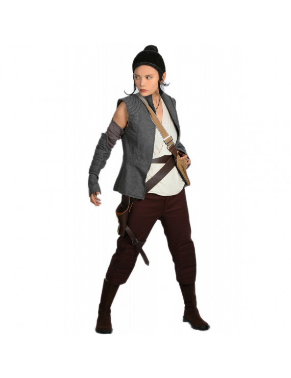 Star Wars Episode VIII Rey New Version Outfits Rey Cosplay Costume 