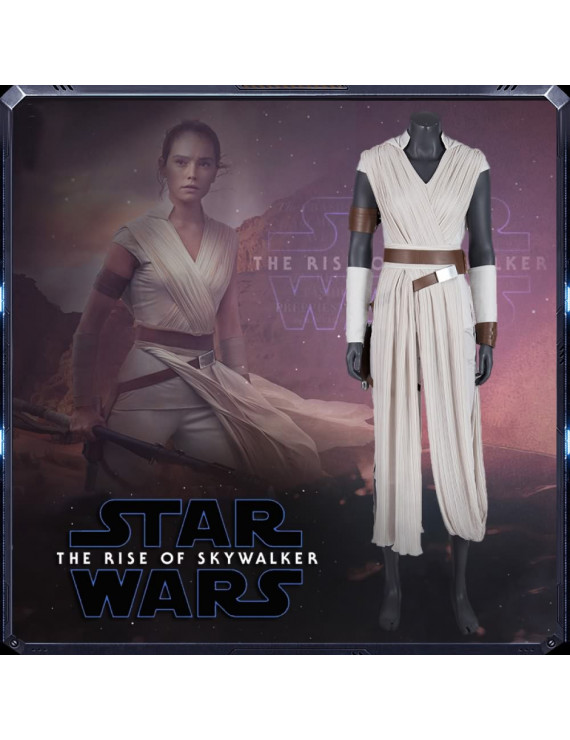 Star Wars The Rise of Skywalker Rey Cosplay Costume