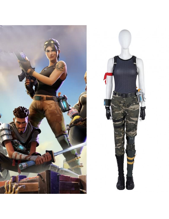 Fortnite Female Soldier Cosplay Costumes ( free shipping ) 136.99
