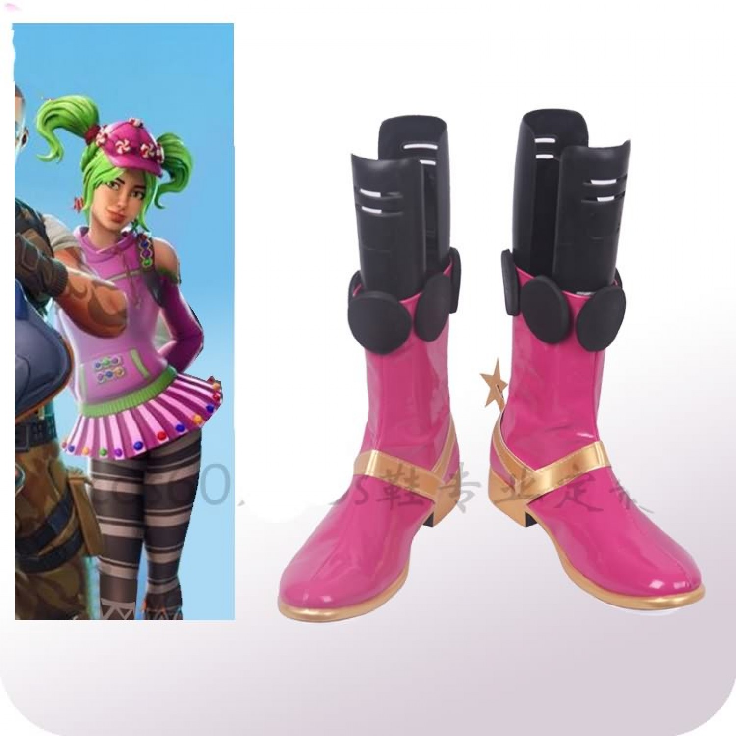 Fortnite Zoey Cosplay Shoes ( free shipping ) 59.99