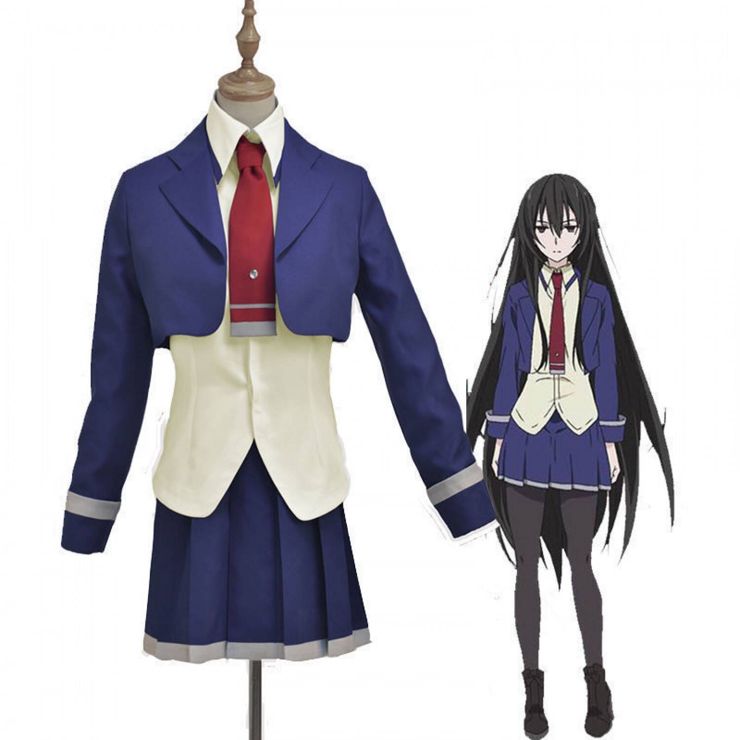Armed Girl's Machiavellism Kirukiru Amo Cosplay Uniform Costumes ( free