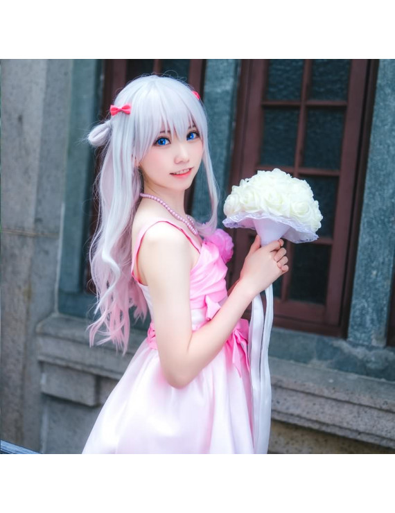 Sagiri Izumi Pink Gown Long Skirt Suit Cosplay Costume