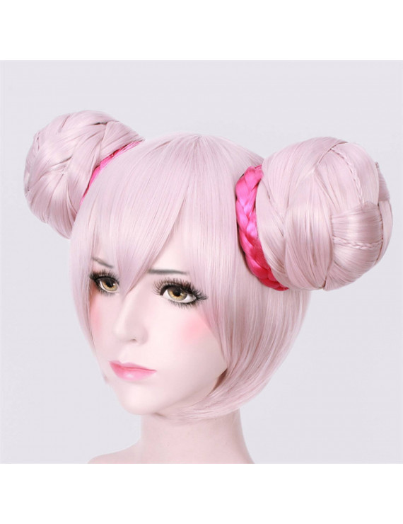 League of Legends LOL The Glory Of The King Short Pink Cosplay Wigs
