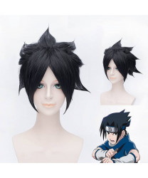 Naruto Uchiha Sasuke Black Short Styled Cosplay Wig