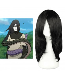 Naruto Orochimaru Black 60 Cm Cosplay wig 
