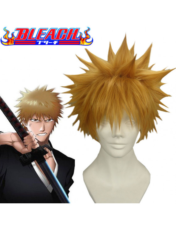 Bleach Kurosaki Ichigo Cosplay Wigs Heat Resistant Fiber Party Wig