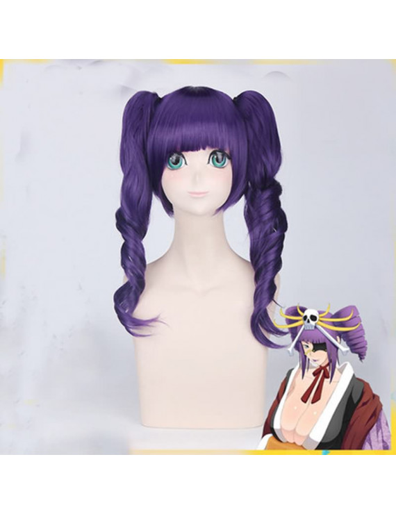 Bleach Katen Kyoukotsu Medium Purple Cosplay Wigs