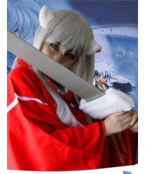 Cosplay Wig Inuyasha Inu Yasha Long Straight White Party Wigs 100 cm