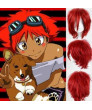 Cowboy Bebop ED Cosplay Wig Short Red Heat Resistant Fiber Party Wigs