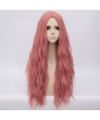 Trendy Wigs 68 CM Pink Long Fluffy Wavy Lolita Wig for Women