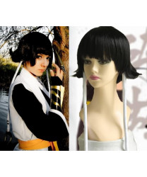 Bleach Soi Fon Cosplay Wigs Long Two Braid Black Party Wig 100cm