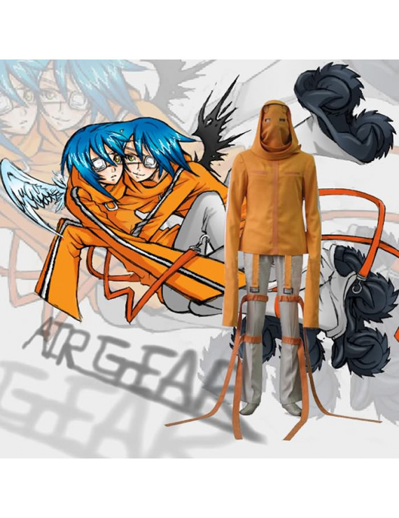 Air Gear Akito Agito Wanijima Cosplay Outfits Costumes