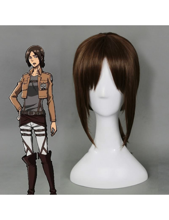 Attack on Titan Ymir Brown Short Anime Cosplay Wigs