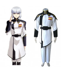 Mobile Suit Gundam ZAFT Army White Captain Clothing Cosplay Costumes