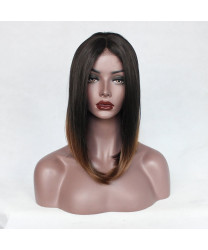 Lace Front Short Bob Straight Synthetic Hair Lolita Wigs