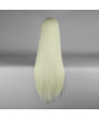 Fashion Light Blonde Long Straight Lolita Wig with Bangs 80CM