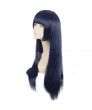 Naruto Shippuden Hinata Hyuga Blue Black Mixed Color Long Straight Cosplay Wig