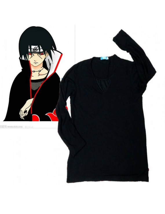 Naruto Akatsuki Uchiha Itachi Net clothes T-Shirt Cosplay Costumes