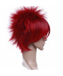 Naruto Sabaku No Gaara Short Wine Red Cosplay Wig