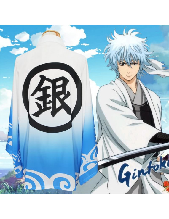 Gintama Silver Soul Sakata Gintoki Summer Cosplay Costume