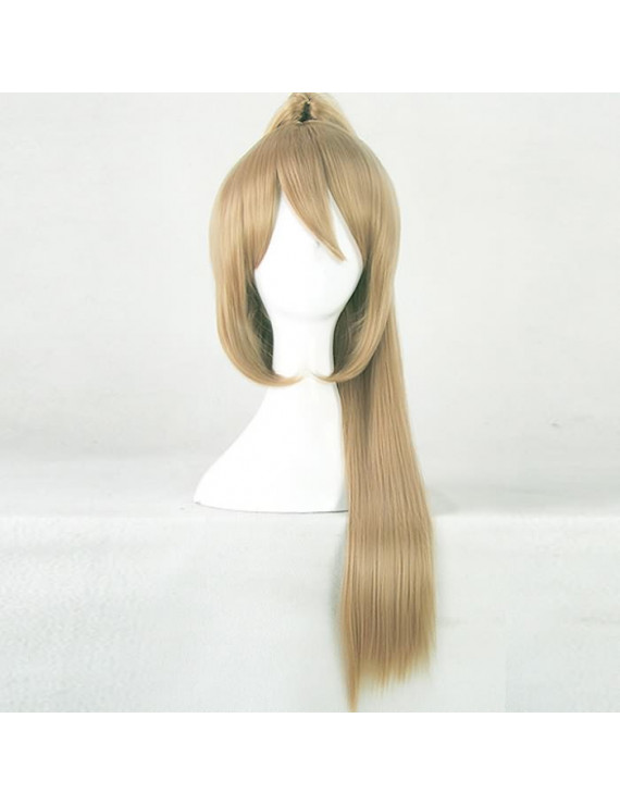 Gintama Okita Sougo Blonde Long Straight Cosplay Wig