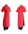 Gintama Kagura Leader Red Cheongsam Cosplay Costume