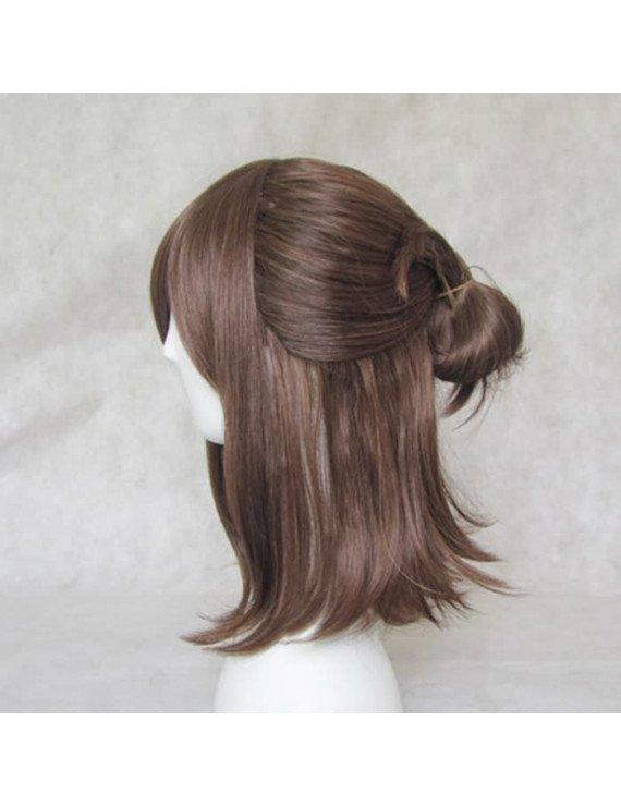 Hakuouki Okita Souji Short Brown Cosplay Wig