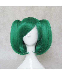 Macross Frontier Ranka Lee Green Cosplay Wig