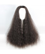 Princess Moana Black Long Kinky Curly Cosplay Wig