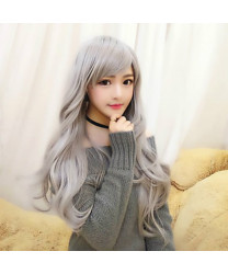 Heat Resistant Fiber Long Natural Wavy Lolita Cosplay Wig