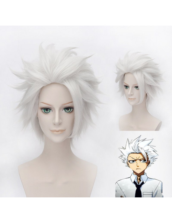 Bleach Toshiro Hitsugaya Cosplay Costume Wig