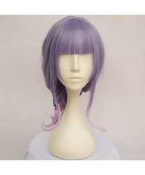 Medium Wavy Mixed Ash Purple Synthetic Ombre Lolita Wig