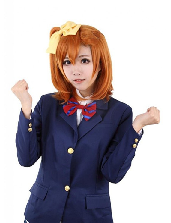 Love Live! Kousaka Honoka Orange Cosplay Wig