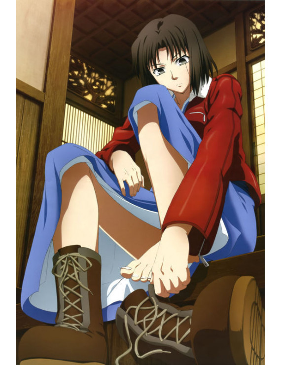 The Garden Of Sinners Ryougi Shiki Cosplay Shoes Boots