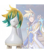 League of Legends EZ Ezreal Gold Green Short Cosplay Wig