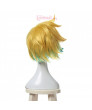 League of Legends EZ Ezreal Gold Green Short Cosplay Wig