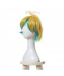 League of Legends EZ Ezreal Gold Green Short Cosplay Wig