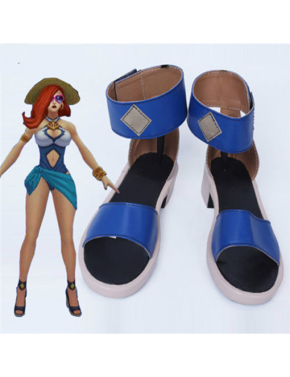 League of Legends LOL The Lady of Luminosity Miss Fortune Swimsuit Cosplay Shoes
