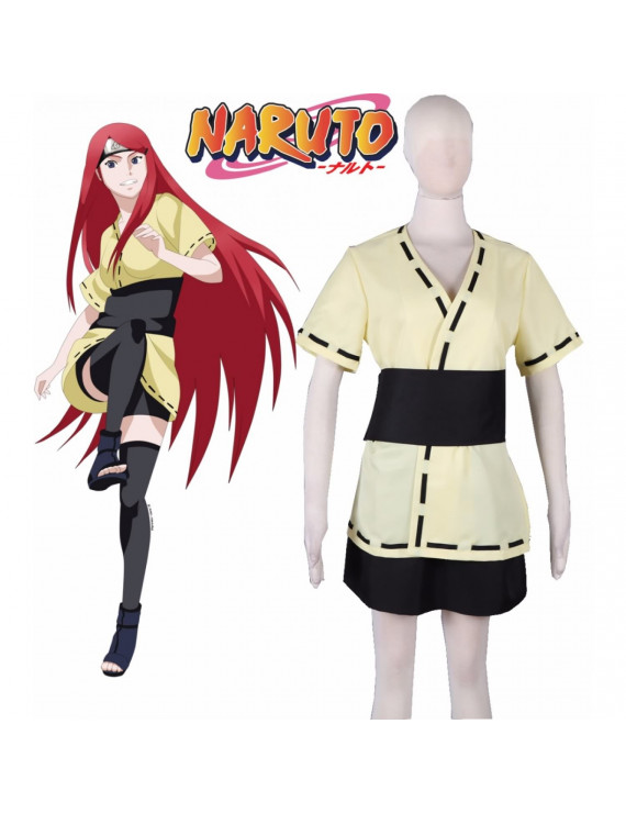 Naruto Shippuden Naruto Mother Uzumaki Kushina Mission Cosplay Costume