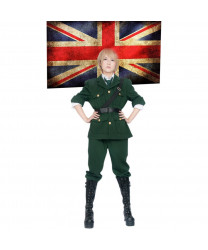 Axis Powers Hetalia England Arthur Kirkland Uniform Cosplay Costume