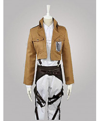 Attack On Titan Levi Ackerman the Recon Corps Cosplay Costume