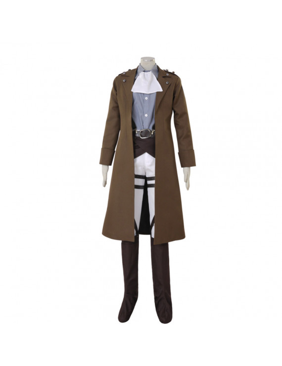 Attack on Titan Shingeki no Kyojin Levi Ackerman Survey Corps Cosplay Costume 