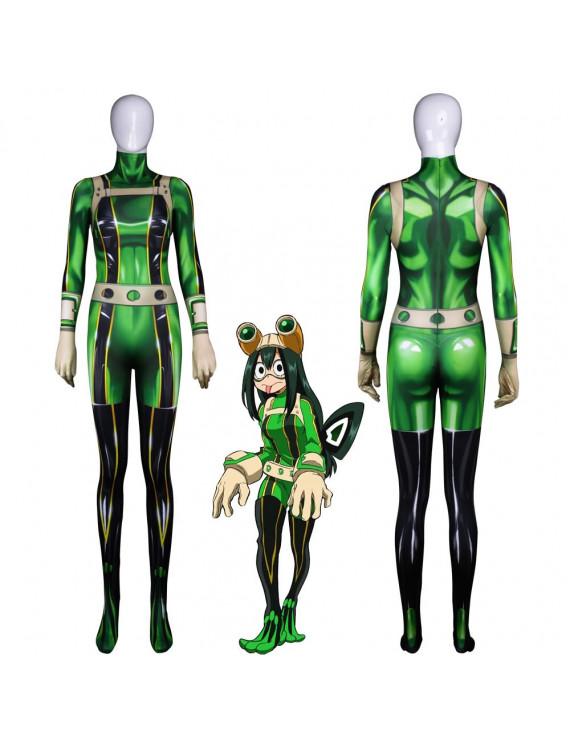 My Hero Academia Tsuyu Asui Froppy Jumpsuit Cosplay Costume