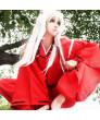 Inuyasha InuYasha Wig Long Straight White Cosplay Wig with Ears