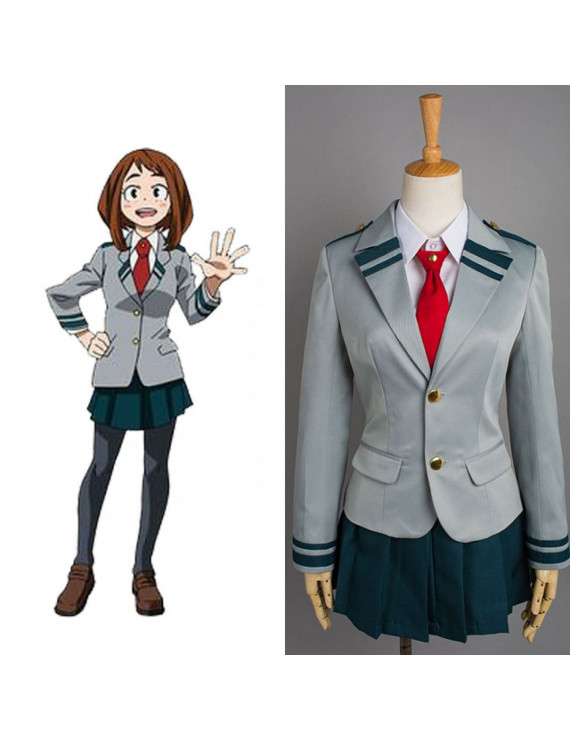 Boku No Hero Academia My Hero Academia Tsuyu School Uniform Cosplay Costume